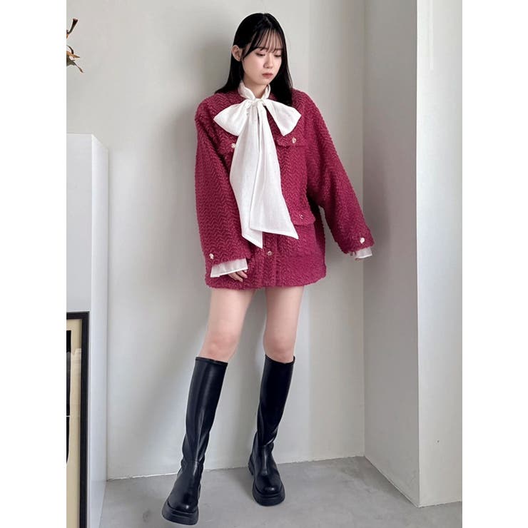 【20周年記念復刻！】ボアフレンチブルゾン | dazzlin | 詳細画像38 