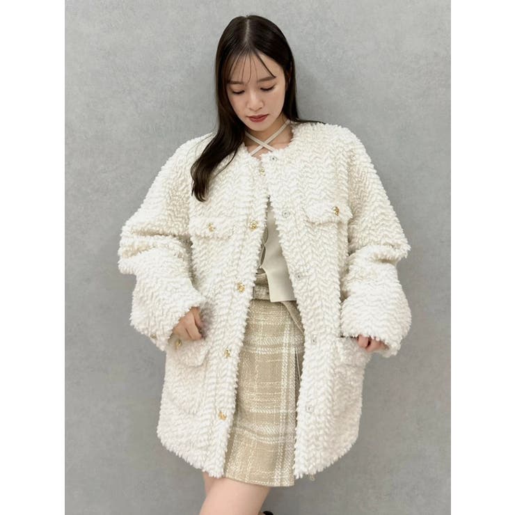 【20周年記念復刻！】ボアフレンチブルゾン | dazzlin | 詳細画像39 