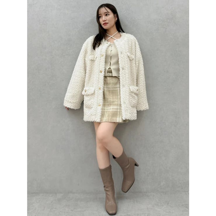 【20周年記念復刻！】ボアフレンチブルゾン | dazzlin | 詳細画像40 