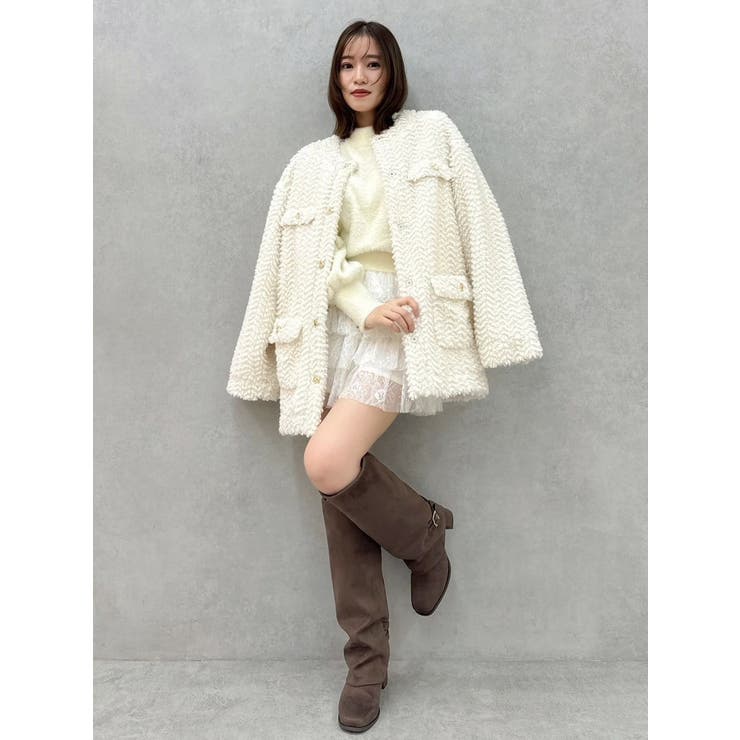 【20周年記念復刻！】ボアフレンチブルゾン | dazzlin | 詳細画像41 