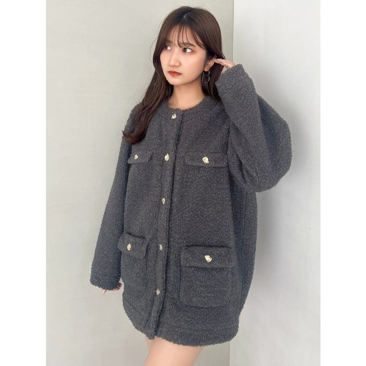 【20周年記念復刻！】ボアフレンチブルゾン | dazzlin | 詳細画像42 