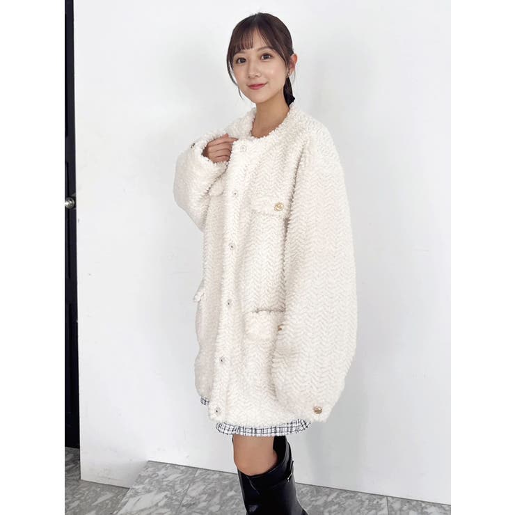 【20周年記念復刻！】ボアフレンチブルゾン | dazzlin | 詳細画像46 