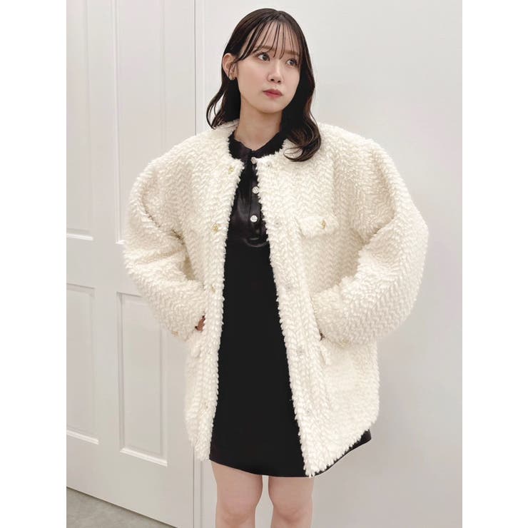 【20周年記念復刻！】ボアフレンチブルゾン | dazzlin | 詳細画像48 