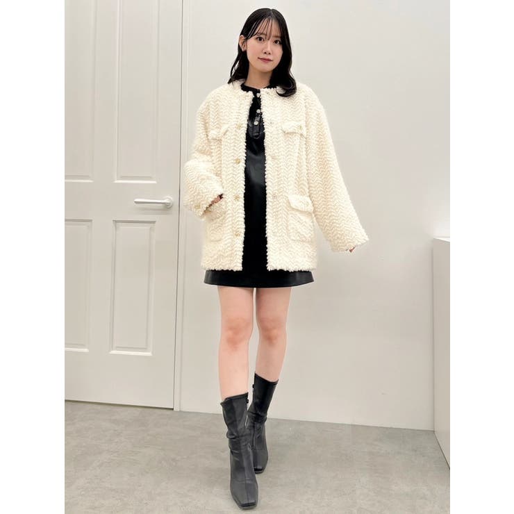 【20周年記念復刻！】ボアフレンチブルゾン | dazzlin | 詳細画像50 