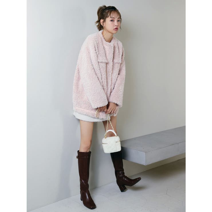 【20周年記念復刻！】ボアフレンチブルゾン | dazzlin | 詳細画像6 