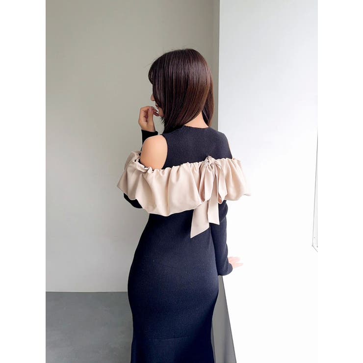 ドッキングバルーンネックニットワンピース | dazzlin | 詳細画像13 