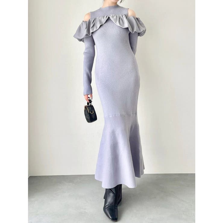 ドッキングバルーンネックニットワンピース | dazzlin | 詳細画像15 