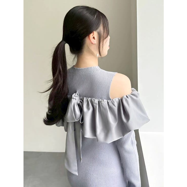 ドッキングバルーンネックニットワンピース | dazzlin | 詳細画像19 