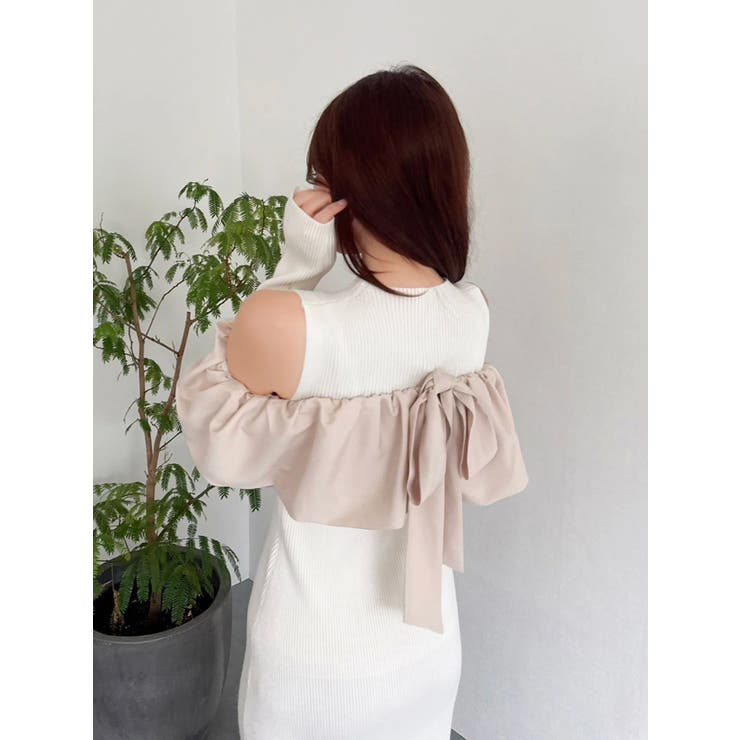 ドッキングバルーンネックニットワンピース | dazzlin | 詳細画像27 