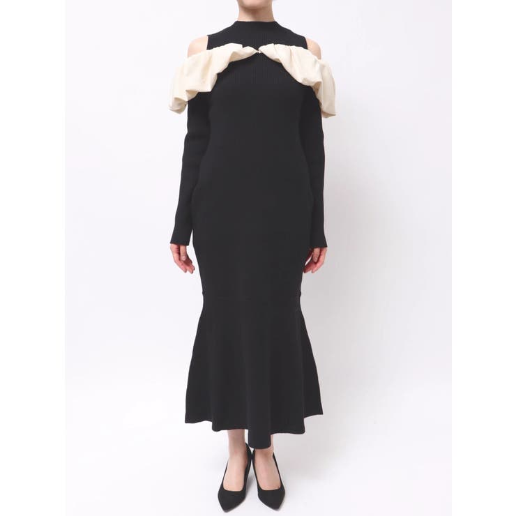 ドッキングバルーンネックニットワンピース | dazzlin | 詳細画像28 