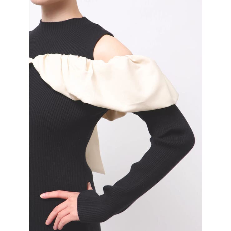 ドッキングバルーンネックニットワンピース | dazzlin | 詳細画像32 