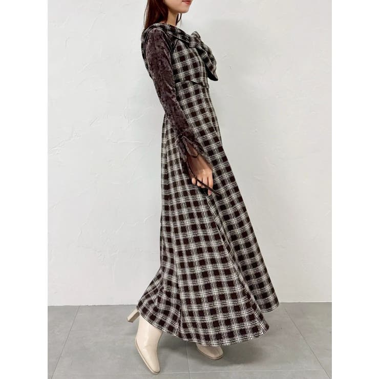 【追加生産分】ビッグリボンレイヤードワンピース | dazzlin | 詳細画像17 