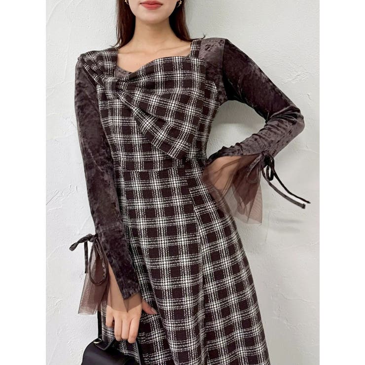 【追加生産分】ビッグリボンレイヤードワンピース | dazzlin | 詳細画像19 