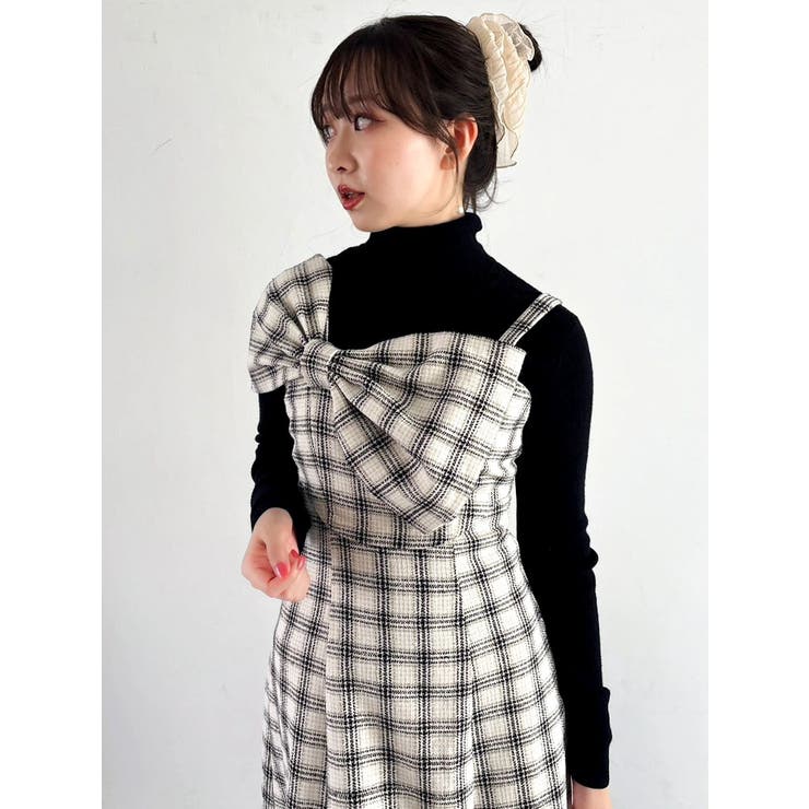 【追加生産分】ビッグリボンレイヤードワンピース | dazzlin | 詳細画像30 