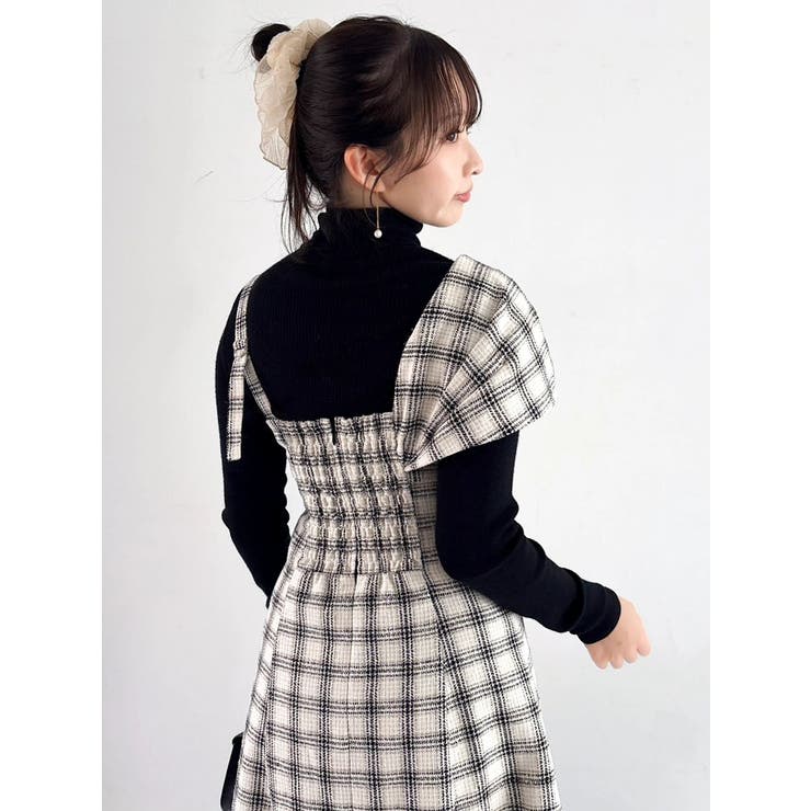 【追加生産分】ビッグリボンレイヤードワンピース | dazzlin | 詳細画像32 