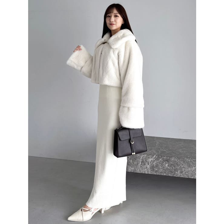 オフショルファードッキングニットワンピース | dazzlin | 詳細画像50 