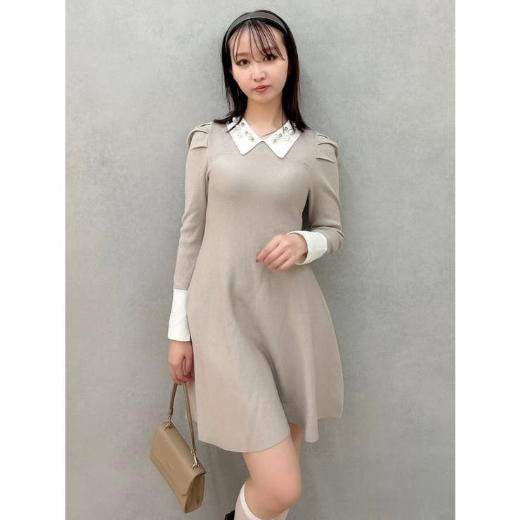 【20周年記念復刻！】オーナメントカラーニットワンピース | dazzlin | 詳細画像15 