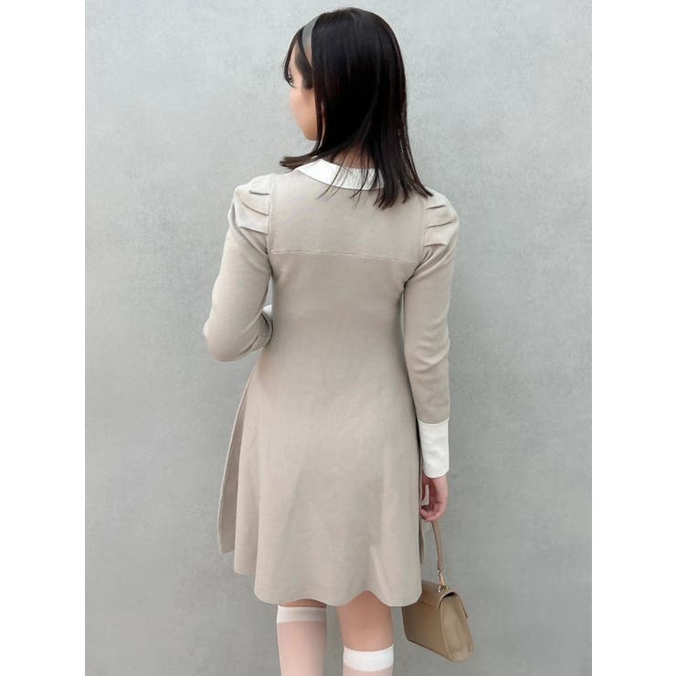 【20周年記念復刻！】オーナメントカラーニットワンピース | dazzlin | 詳細画像17 