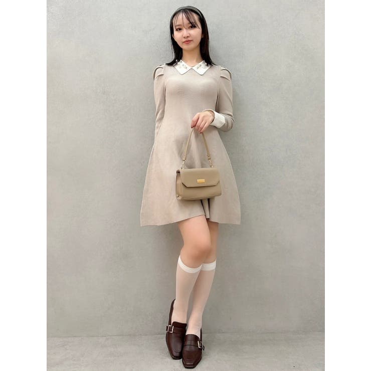 【20周年記念復刻！】オーナメントカラーニットワンピース | dazzlin | 詳細画像19 