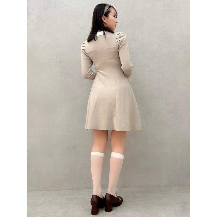 【20周年記念復刻！】オーナメントカラーニットワンピース | dazzlin | 詳細画像20 