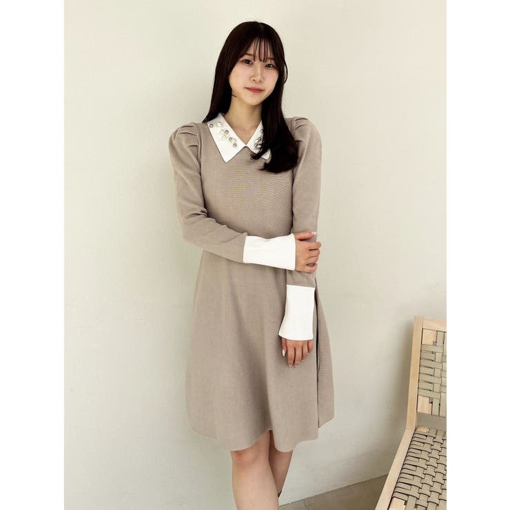 【20周年記念復刻！】オーナメントカラーニットワンピース | dazzlin | 詳細画像21 