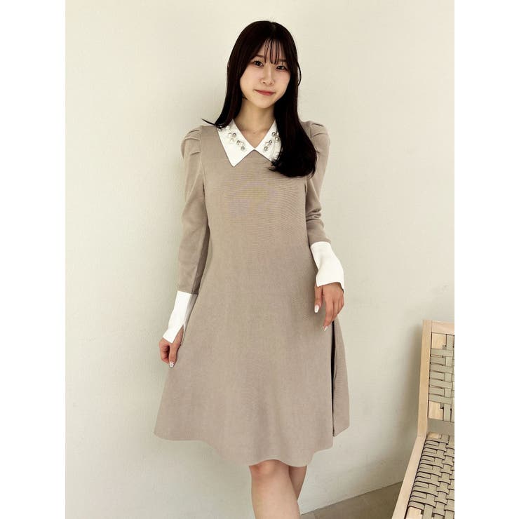 【20周年記念復刻！】オーナメントカラーニットワンピース | dazzlin | 詳細画像22 