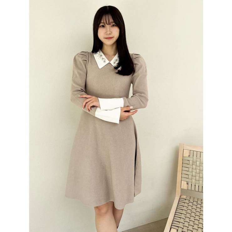 【20周年記念復刻！】オーナメントカラーニットワンピース | dazzlin | 詳細画像23 