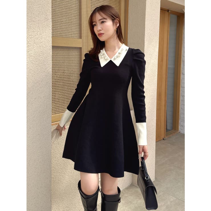 【20周年記念復刻！】オーナメントカラーニットワンピース | dazzlin | 詳細画像27 