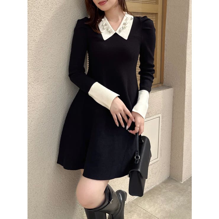 【20周年記念復刻！】オーナメントカラーニットワンピース | dazzlin | 詳細画像28 