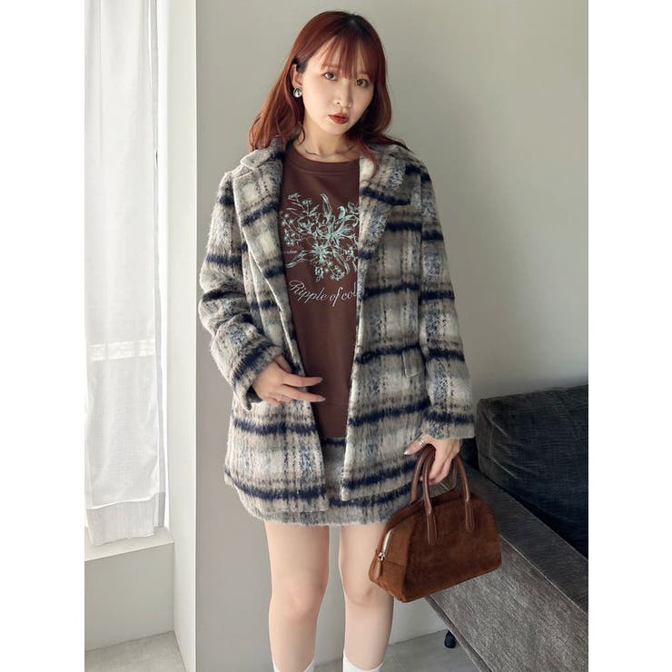 【セットアップ対応】ヘアリーミニスカート | dazzlin | 詳細画像21 