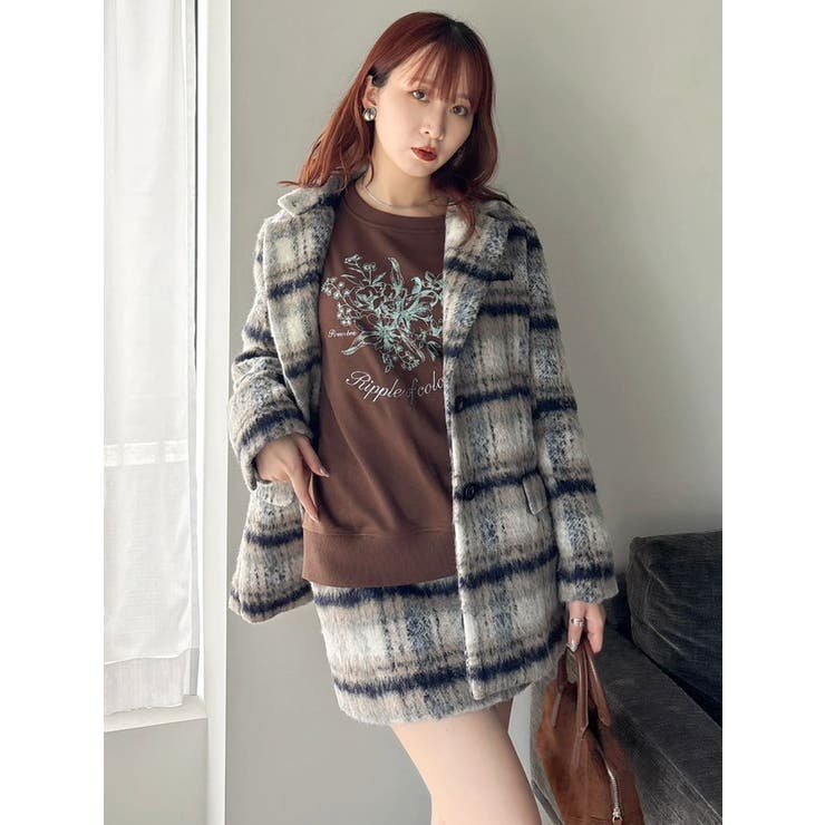 【セットアップ対応】ヘアリーミニスカート | dazzlin | 詳細画像22 