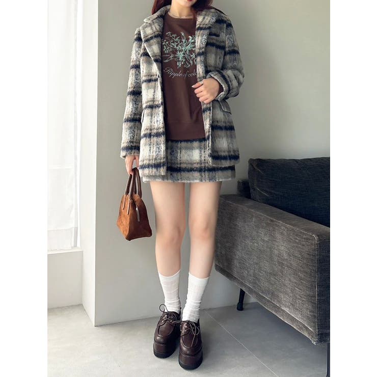 【セットアップ対応】ヘアリーミニスカート | dazzlin | 詳細画像23 