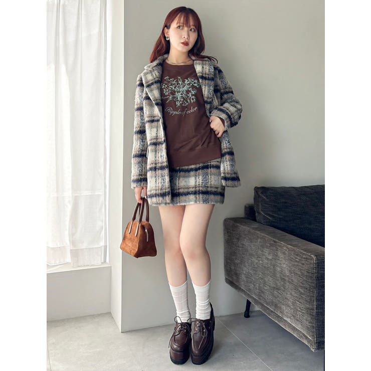 【セットアップ対応】ヘアリーミニスカート | dazzlin | 詳細画像25 