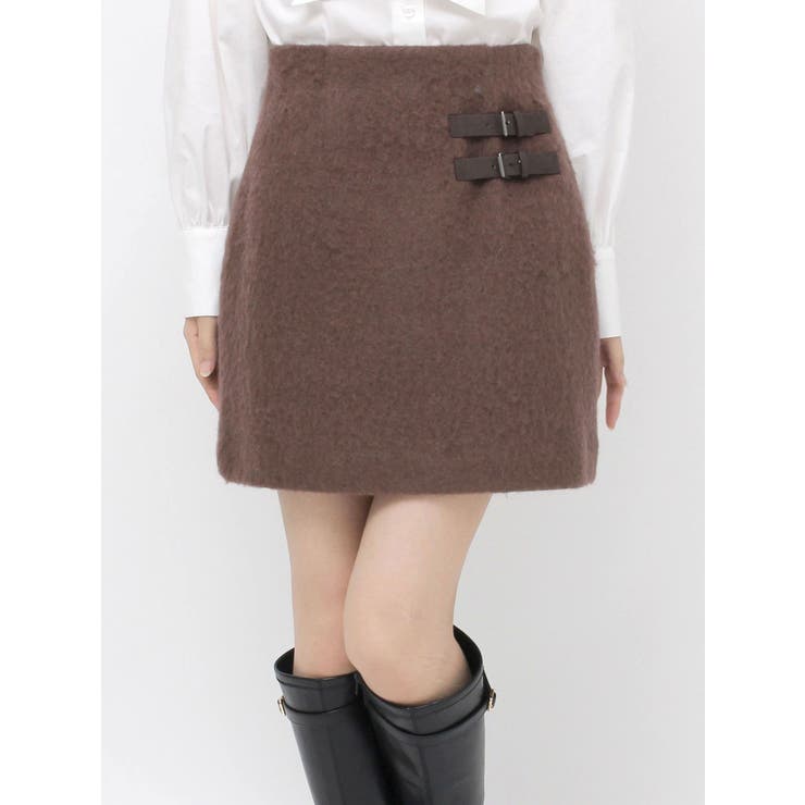 【セットアップ対応】ヘアリーミニスカート | dazzlin | 詳細画像45 