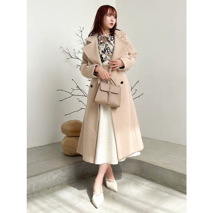 【WEB限定カラーあり】サイドタックベルトフレアスカート | dazzlin | 詳細画像14 