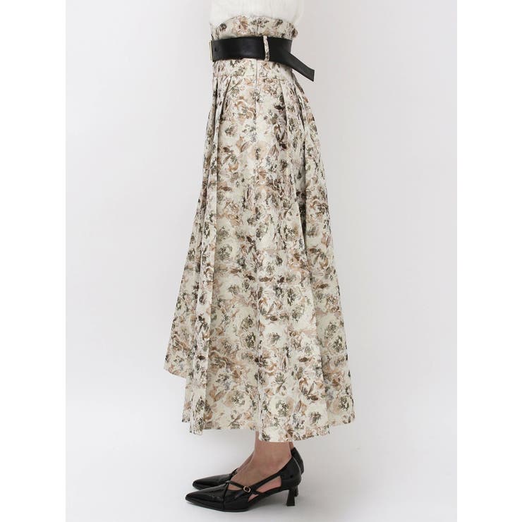 【WEB限定カラーあり】サイドタックベルトフレアスカート | dazzlin | 詳細画像38 