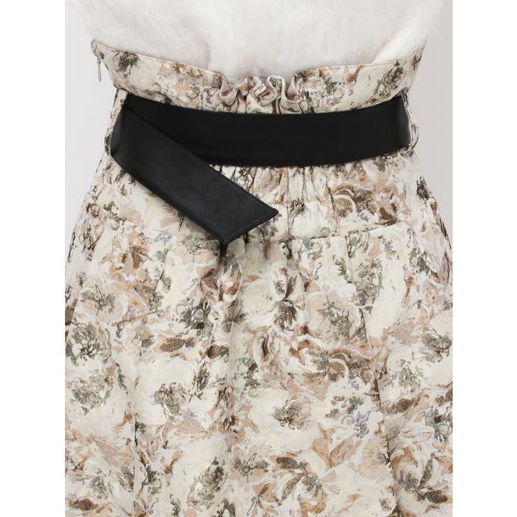 【WEB限定カラーあり】サイドタックベルトフレアスカート | dazzlin | 詳細画像40 