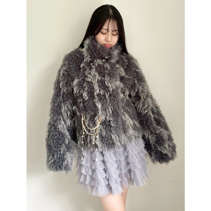 ボリュームフリルチュールミニスカート | dazzlin | 詳細画像25 