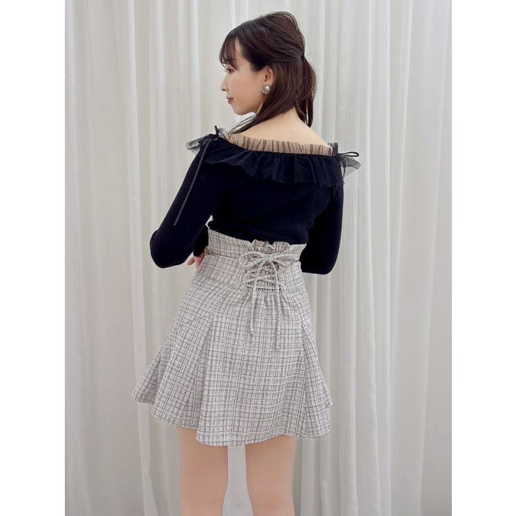 スイッチングコルセットミニスカート | dazzlin | 詳細画像22 