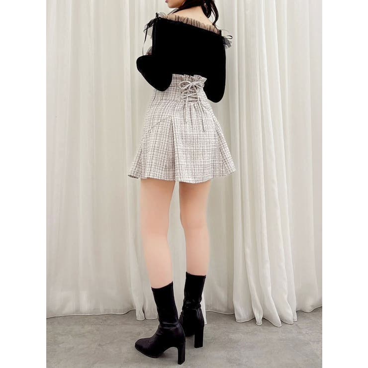 スイッチングコルセットミニスカート | dazzlin | 詳細画像24 