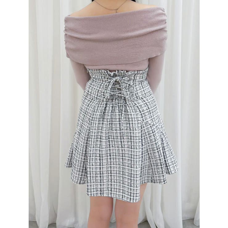 スイッチングコルセットミニスカート | dazzlin | 詳細画像9 