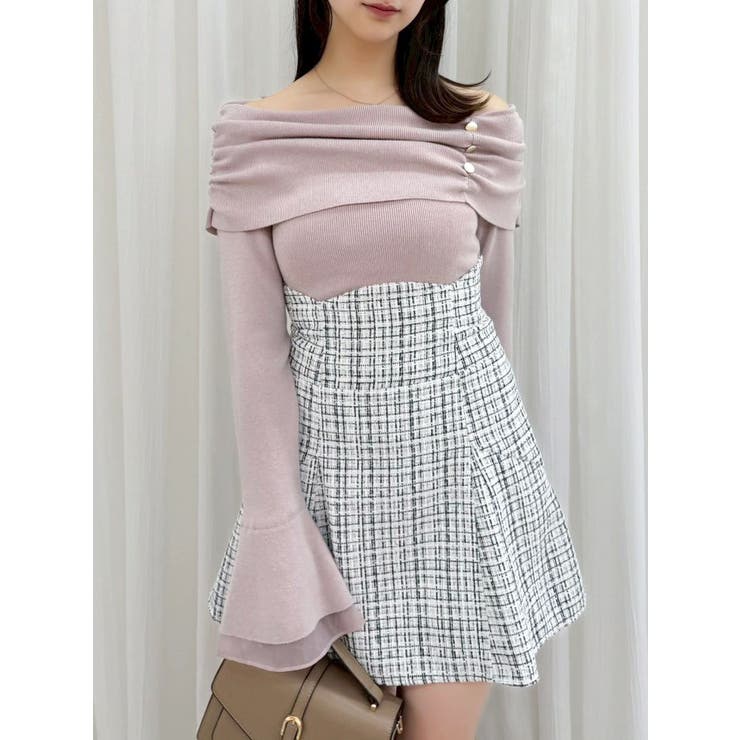 ミックス | スイッチングコルセットミニスカート | dazzlin