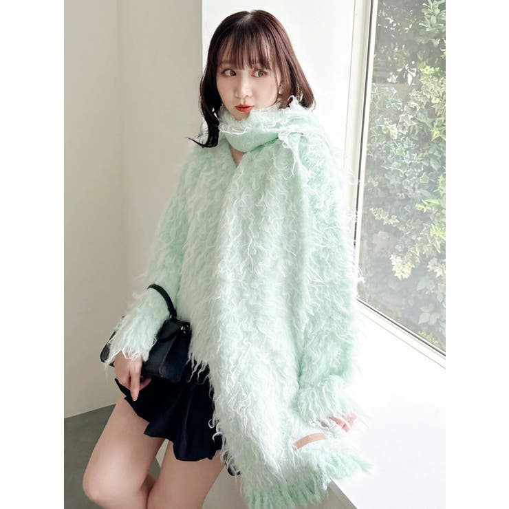 リップルカールマフラー | dazzlin | 詳細画像13 