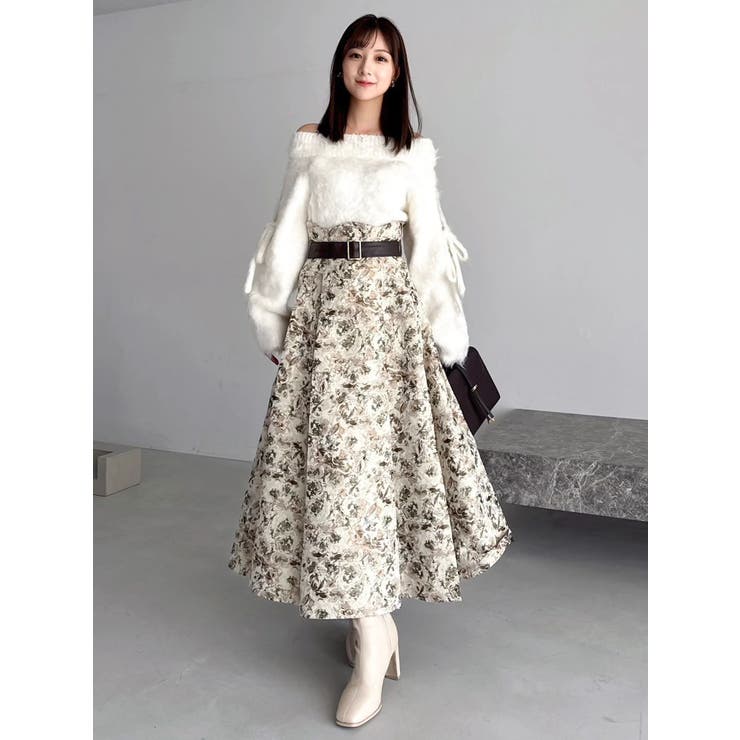 ルミナスカラーオフショルニット | dazzlin | 詳細画像14 