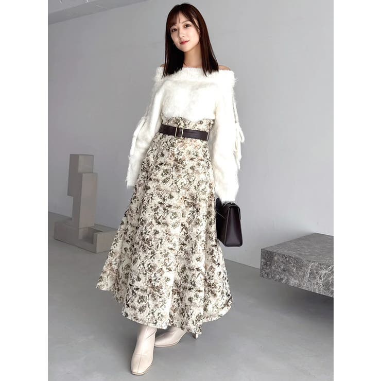 ルミナスカラーオフショルニット | dazzlin | 詳細画像15 