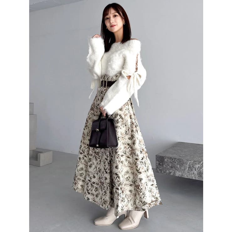 ルミナスカラーオフショルニット | dazzlin | 詳細画像16 