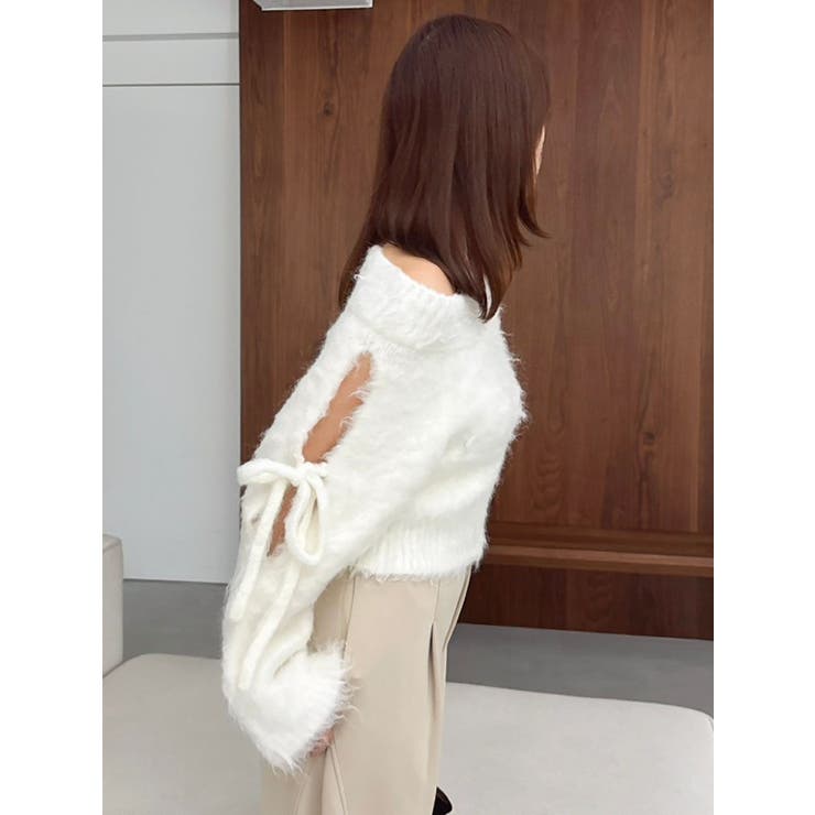 ルミナスカラーオフショルニット | dazzlin | 詳細画像2 