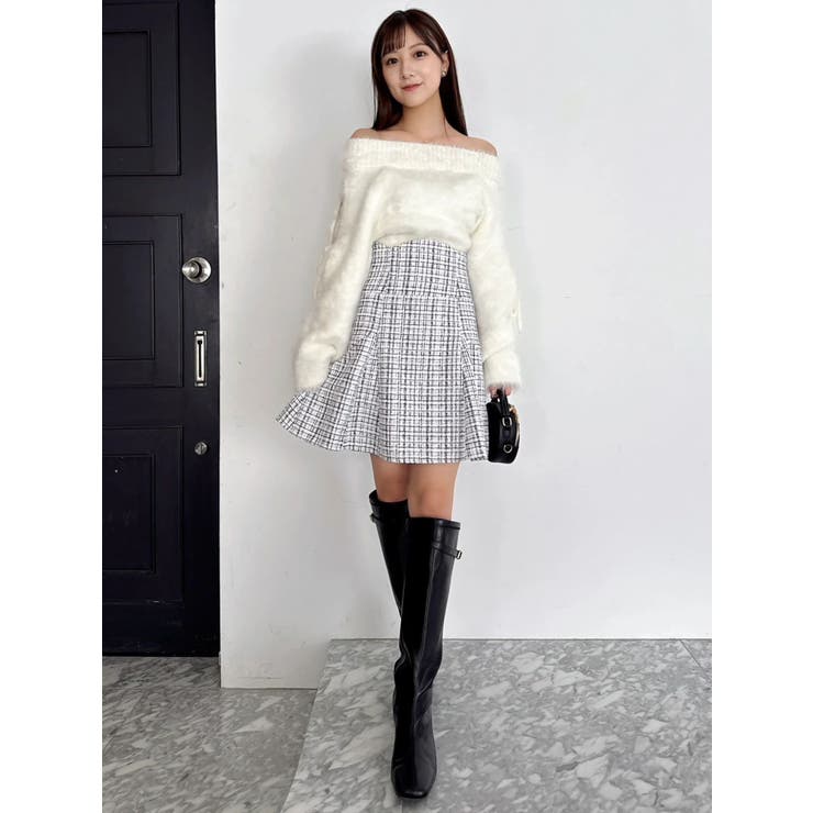 ルミナスカラーオフショルニット | dazzlin | 詳細画像28 