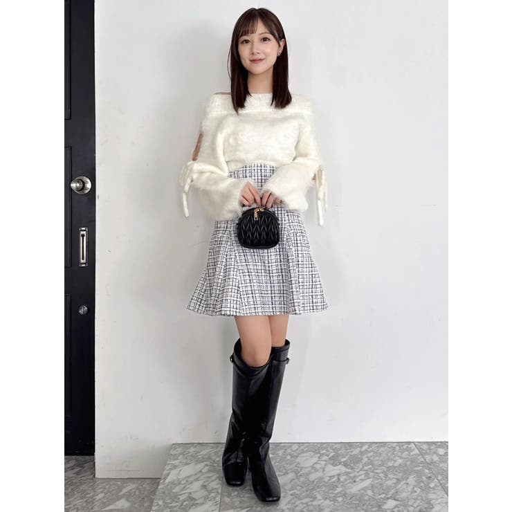 ルミナスカラーオフショルニット | dazzlin | 詳細画像29 