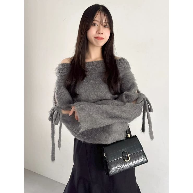 ルミナスカラーオフショルニット | dazzlin | 詳細画像46 